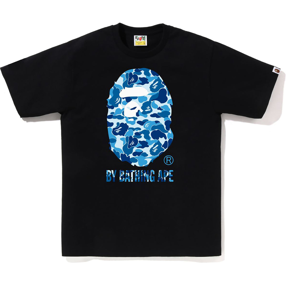 BAPE Black ABC Camo 'By Bathing Ape' T-shirt Blue