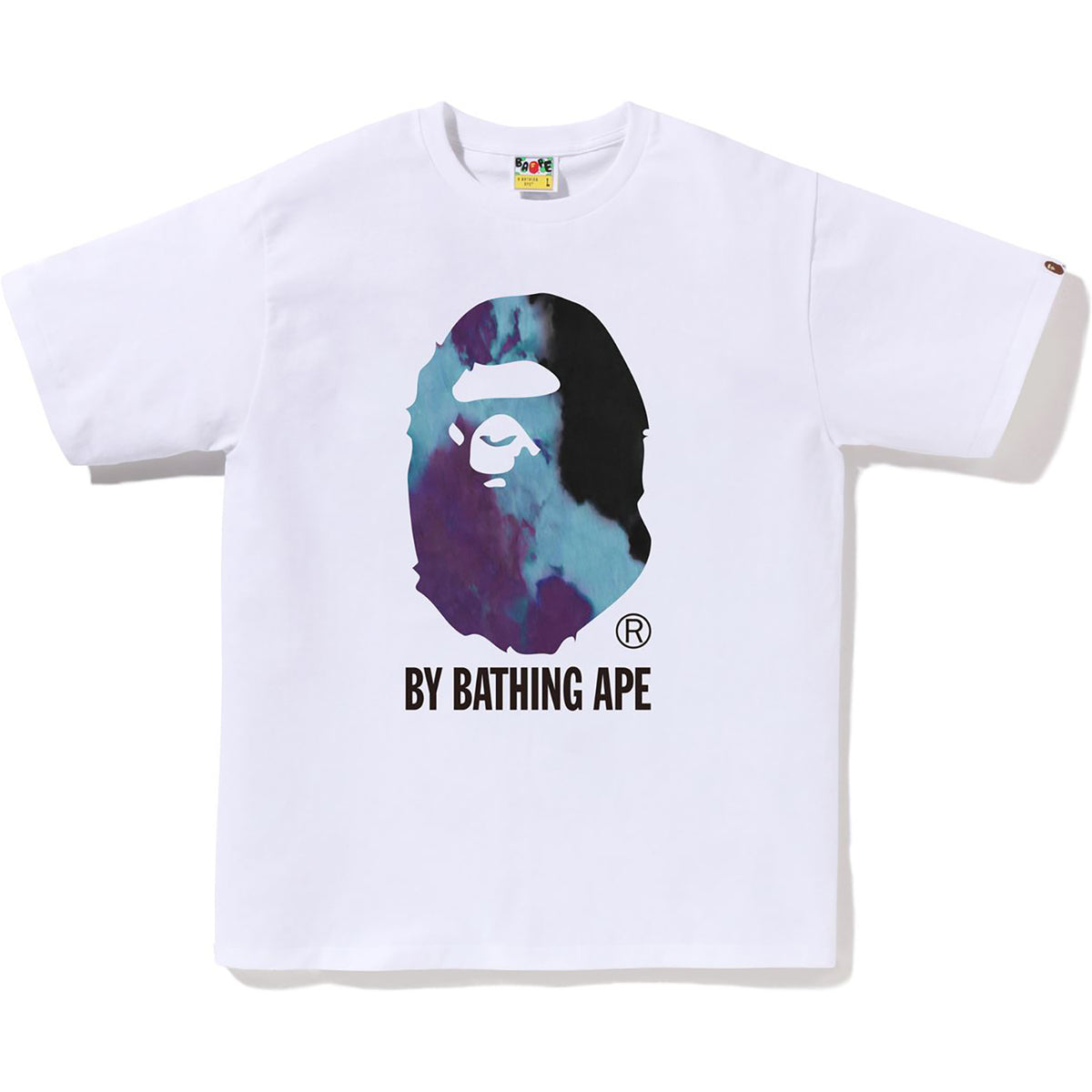 BAPE White Tie Dye 'By Bathing Ape' T-shirt