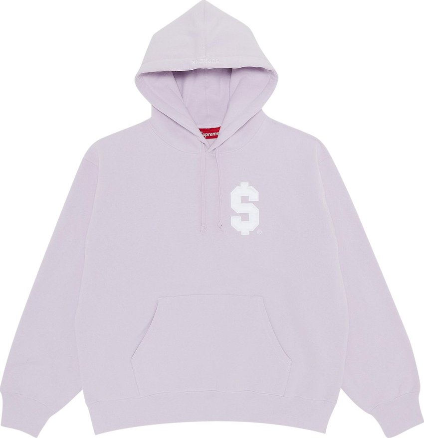 Supreme $ Hooded Sweatshirt Light Purple