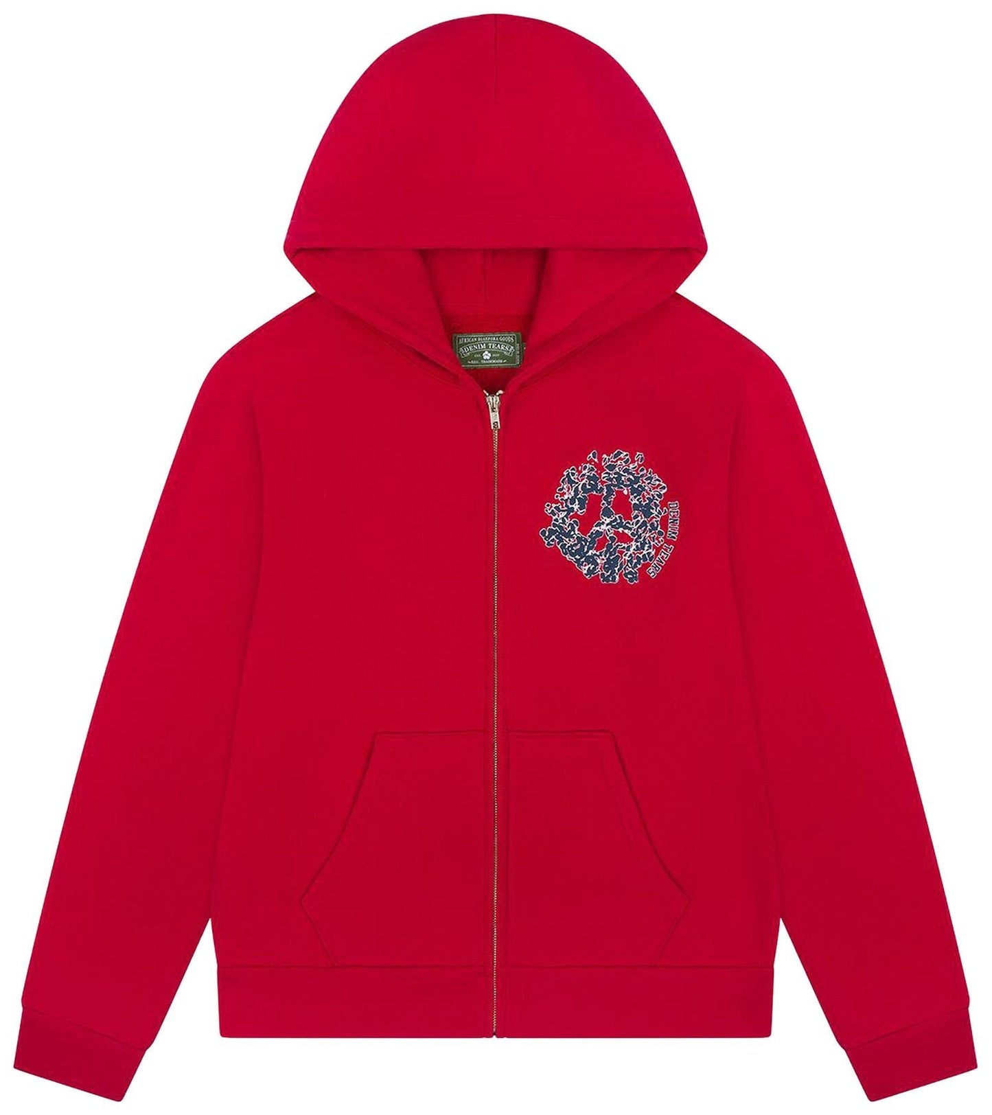 Denim Tears Denim University Zip Hoodie Red