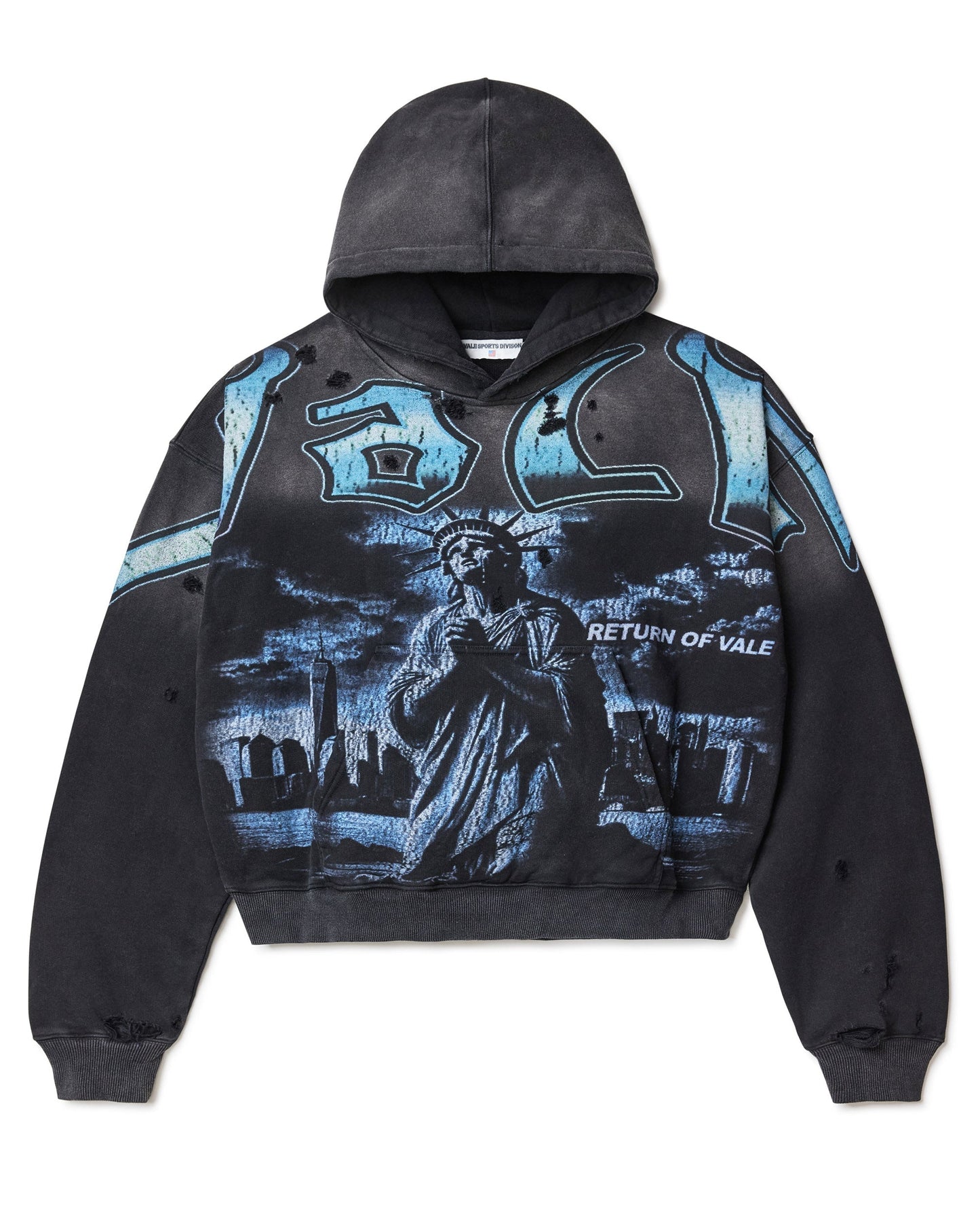 VALE Return Of Vale NYC Pullover Hoodie Black
