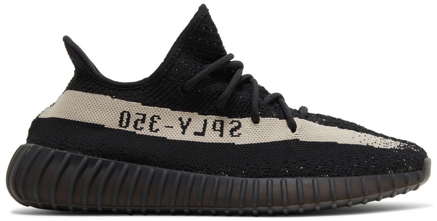 USED adidas Yeezy Boost 350 V2 Core Black White