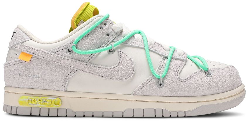 USED Nike Dunk Low Off-White Lot 14 NO BOX