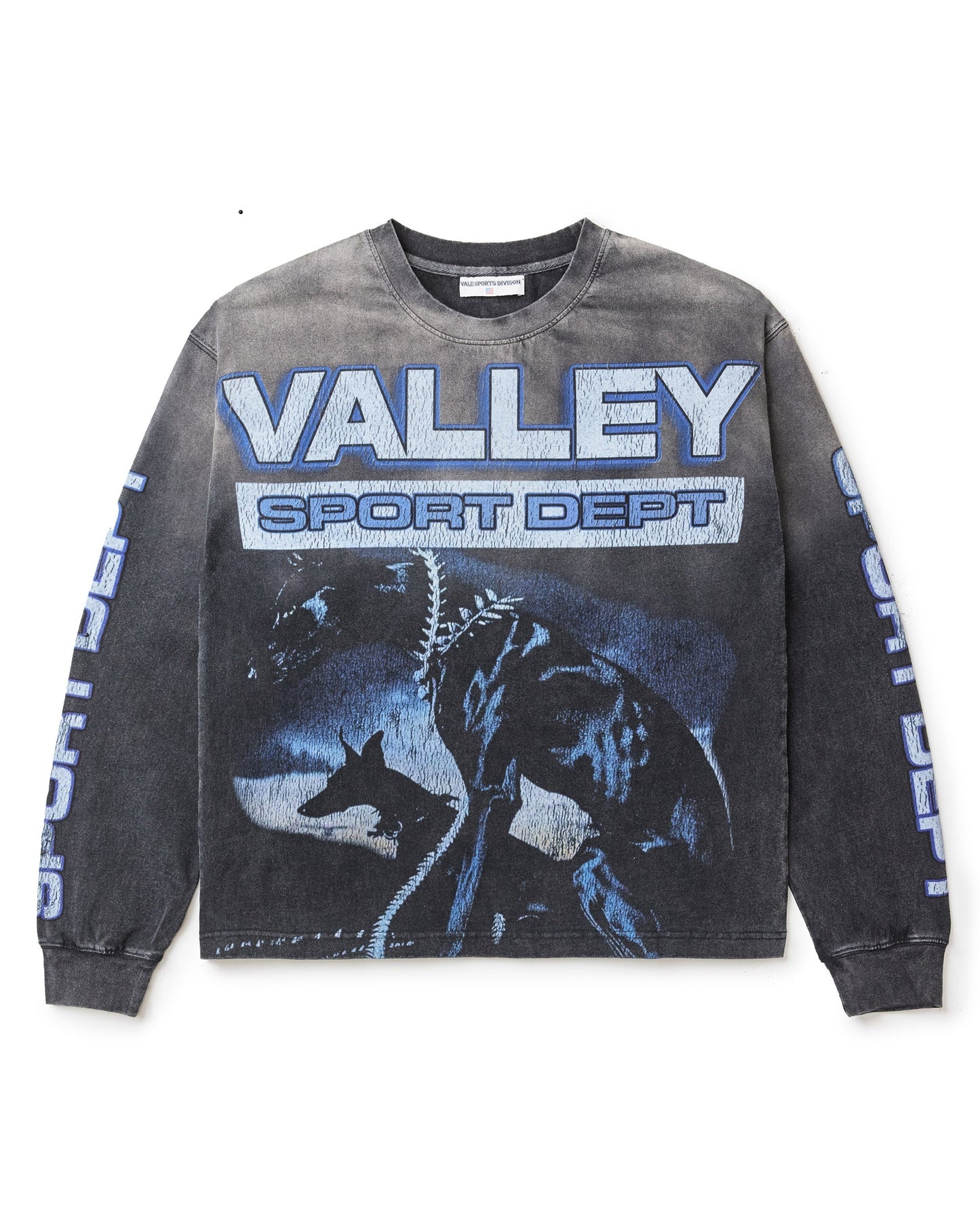 VALE Blue Watchdog Long Sleeve Tee Black