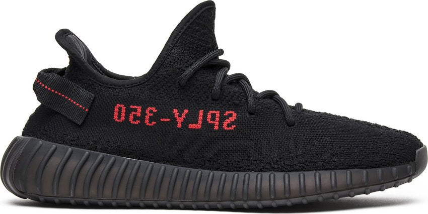 USED adidas Yeezy Boost 350 V2 Black Red