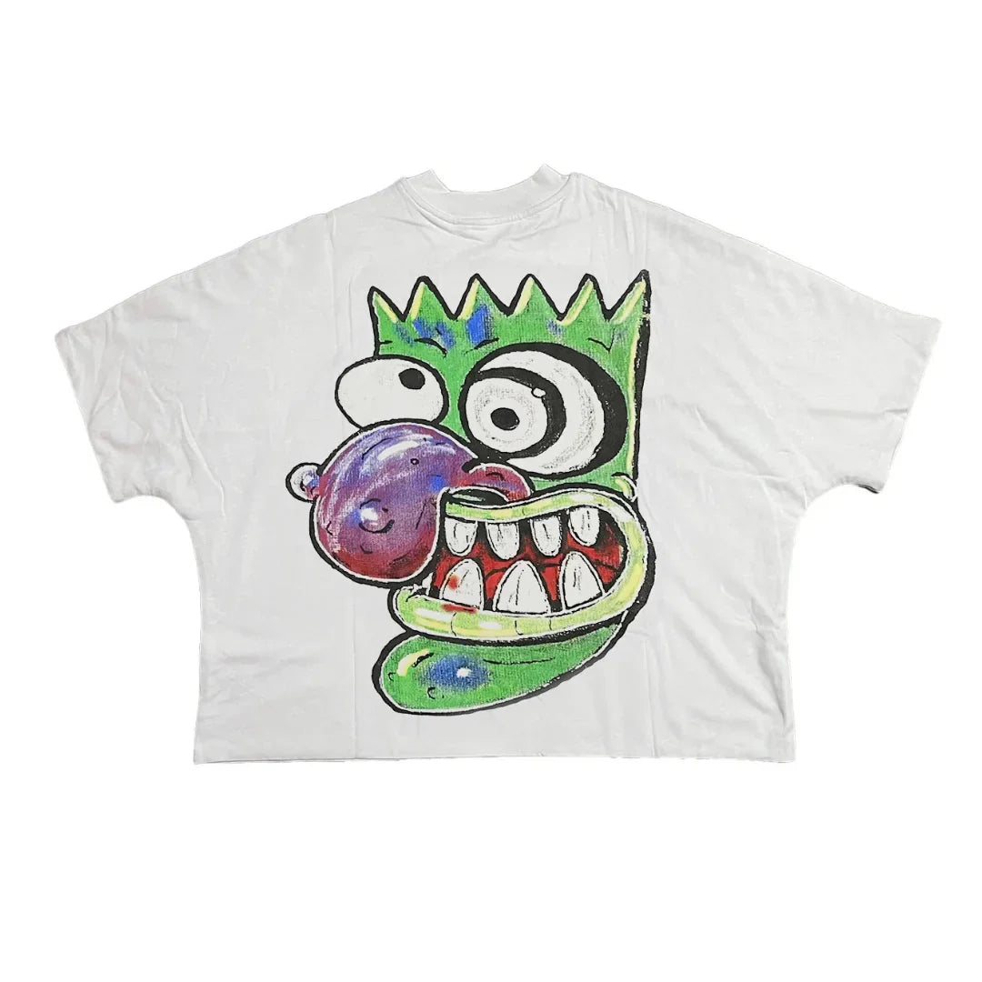 Billionaire Studios Hypno Eggplant Tee White