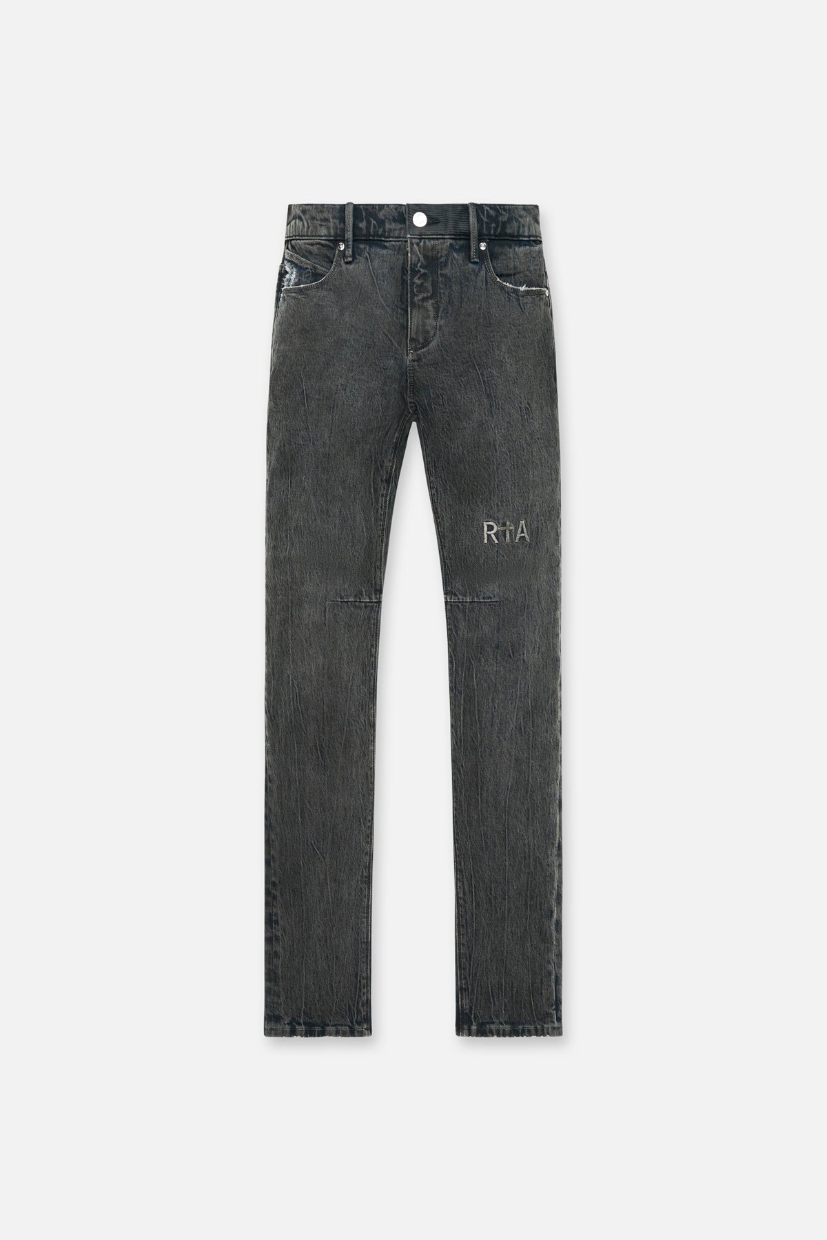 RTA Clayton Skinny Jean | Grey Coated Blue