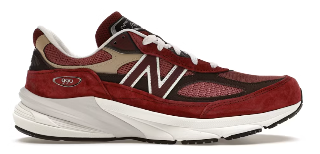 USED New Balance 990v6 MiUSA Teddy Santis Burgundy Tan
