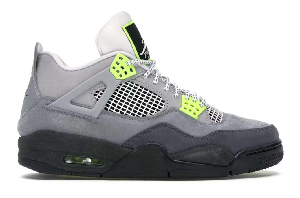 USED Jordan 4 Retro SE 95 Neon (No Box)