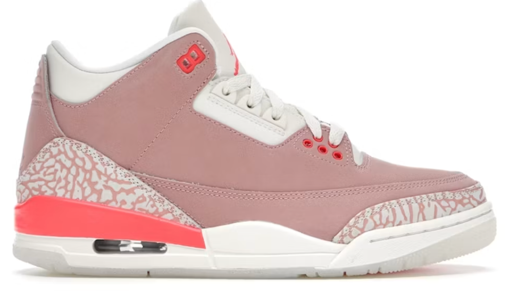 USED Jordan 3 Retro Rust Pink (Women's)