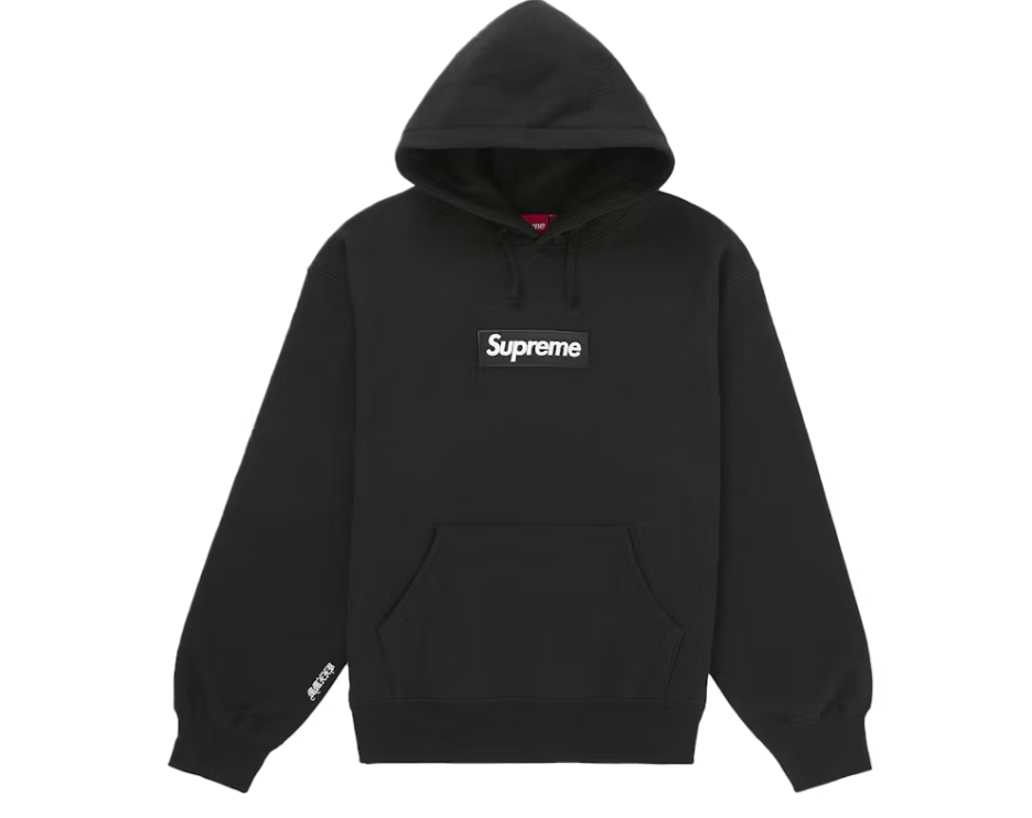 Supreme Box Logo Hooded Sweatshirt 'Black'