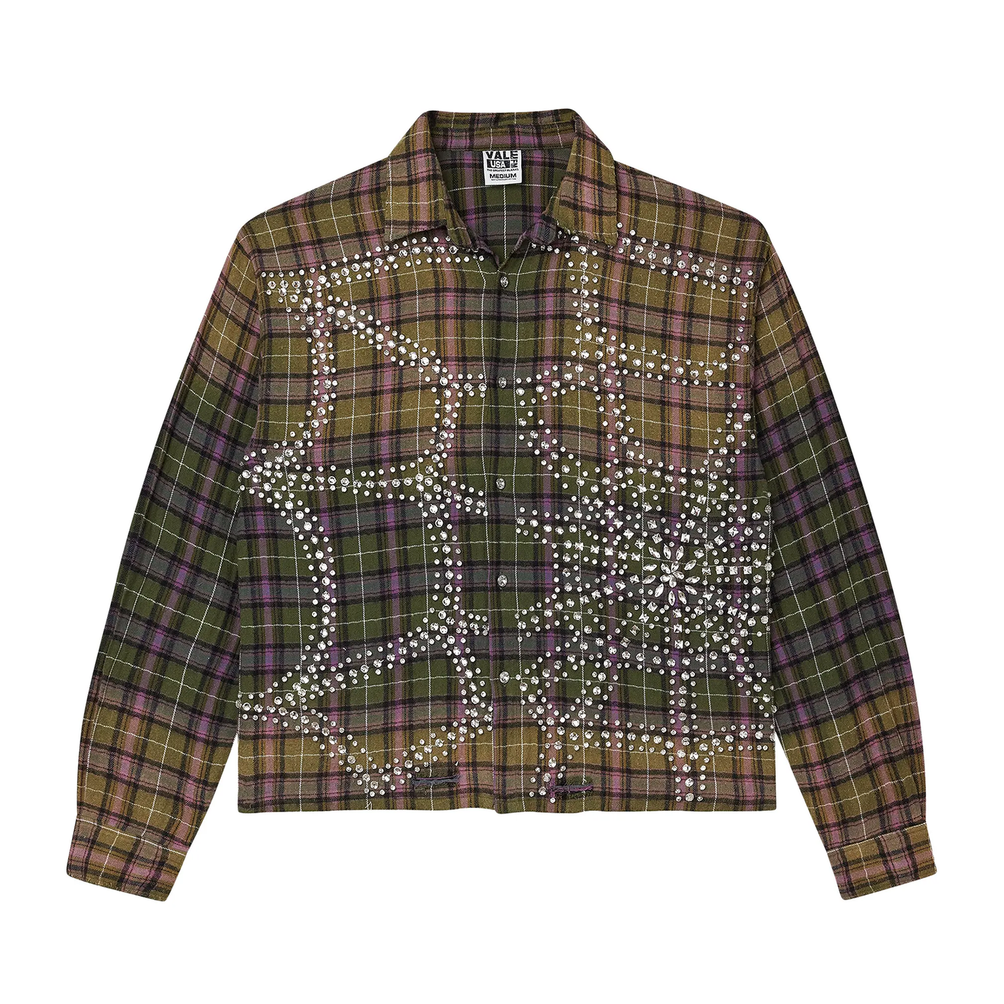 Vale Forever Green Fever Flannel Dark Green