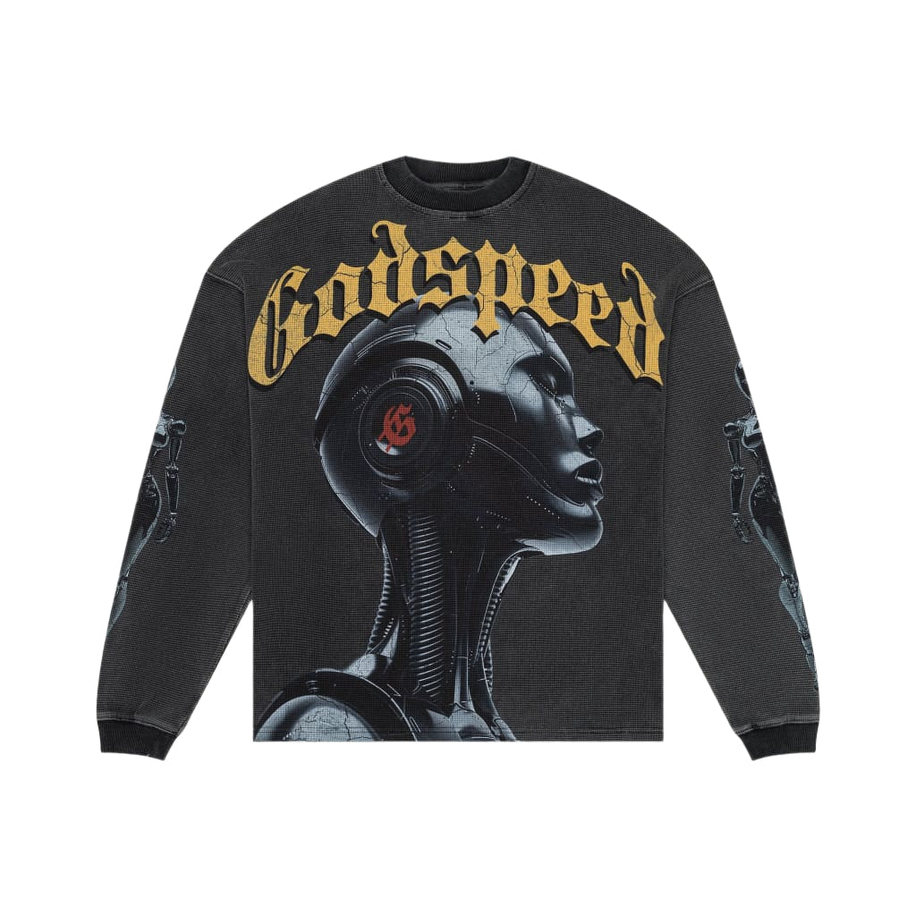 Godspeed Alexa Long Sleeve Thermal Washed Grey