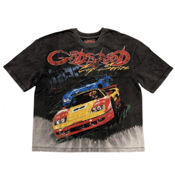 Godspeed F.T.W Tee (Black Bleached Wash)