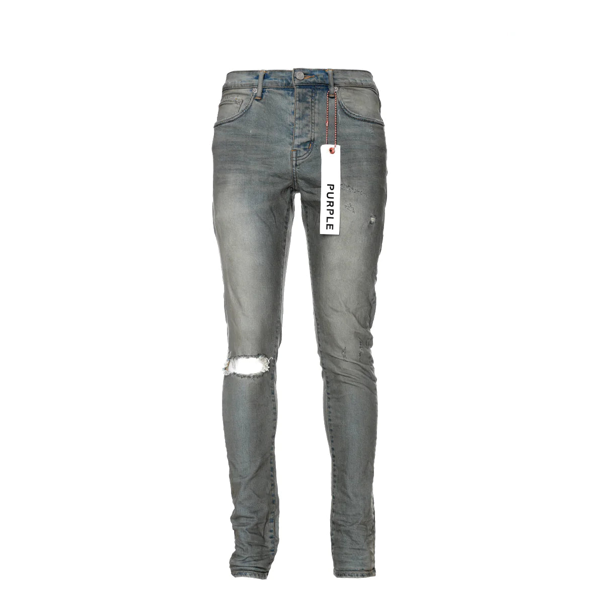 Purple Brand Light Dirty Wax Jeans Light Indigo