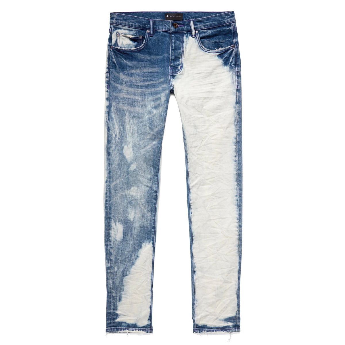 Purple Brand P001 Light Half Bleach Jeans