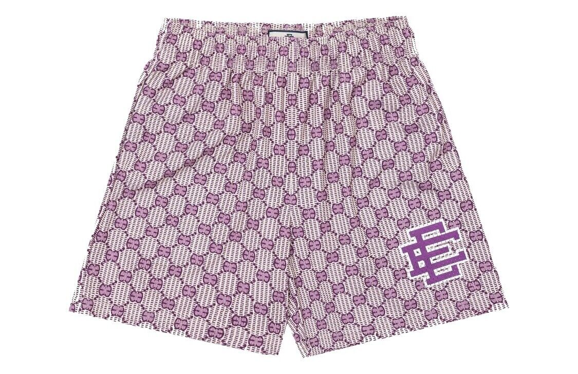 Eric Emanuel EE Basic Short Purple Monogram
