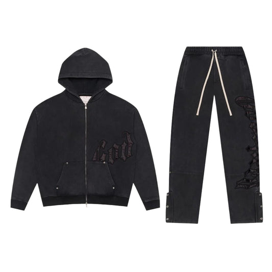 Godspeed OG Logo Sweatsuit V2 Triple Black