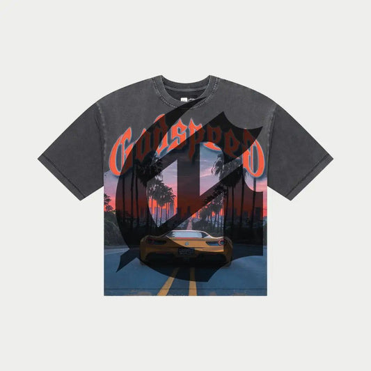 Godspeed Sunset BLVD T-Shirt Grey Wash