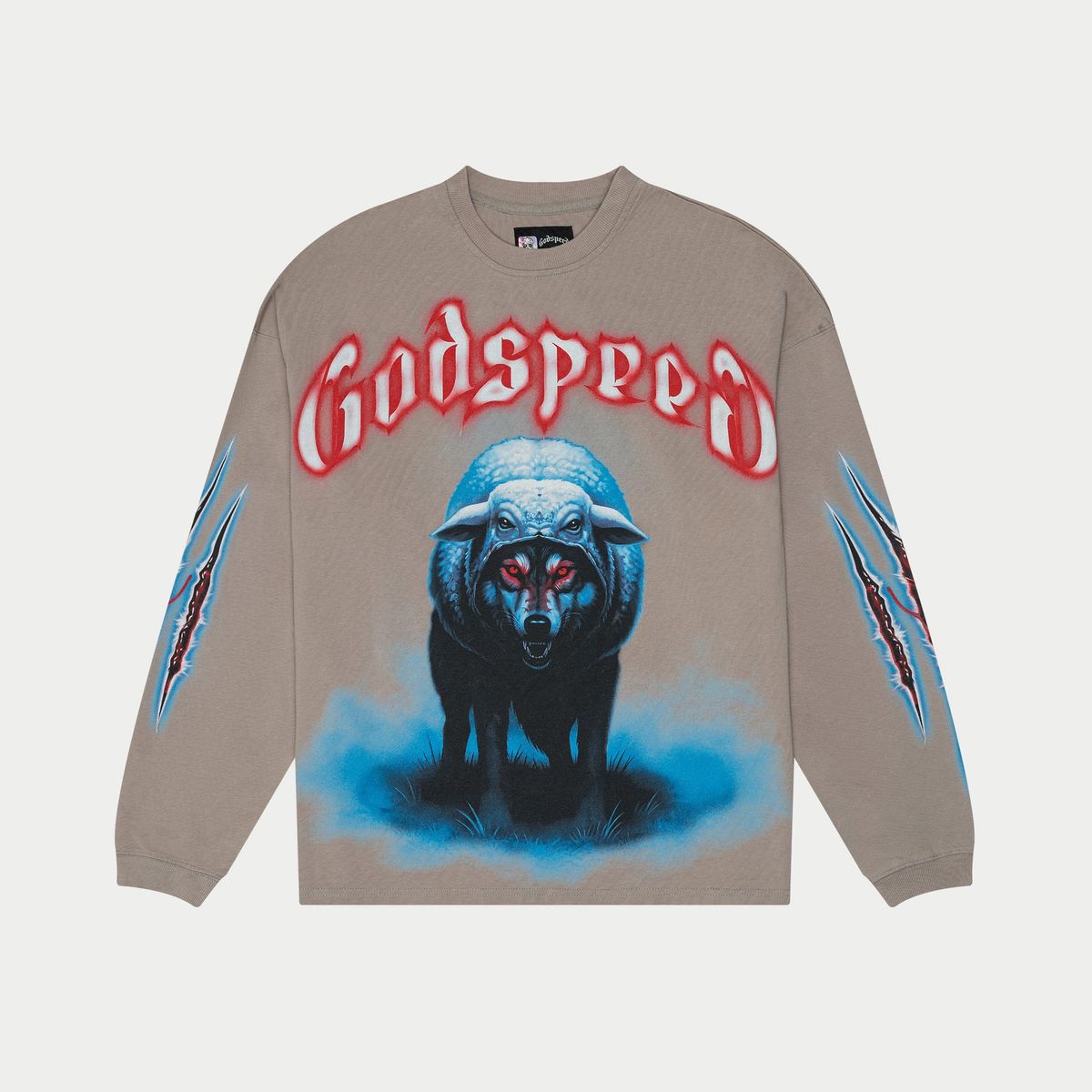Godspeed W.I.S.C II LS T-Shirt (Slate Grey)