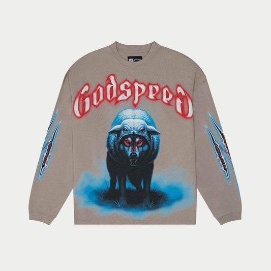 Godspeed W.I.S.C II LS T-Shirt (Slate Grey)