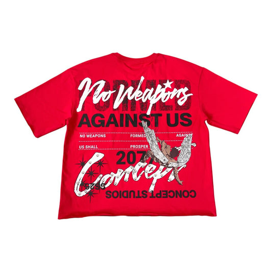 Concepts  "Weapons" Boxy Red Tee