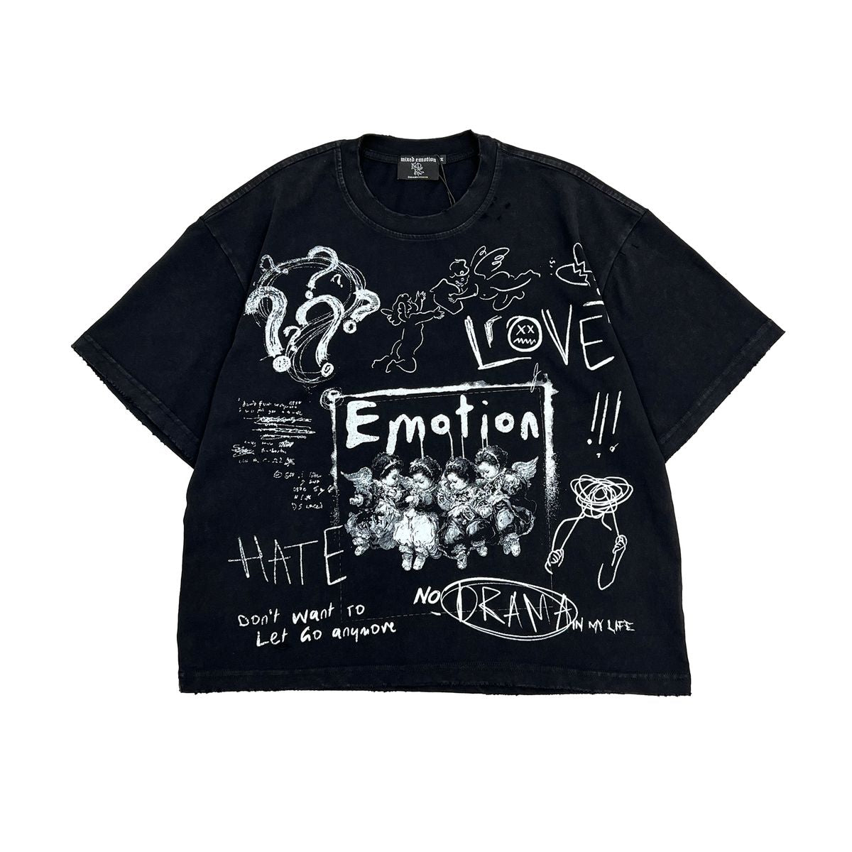 Mixed Emotion  Black “Chaos” Tee