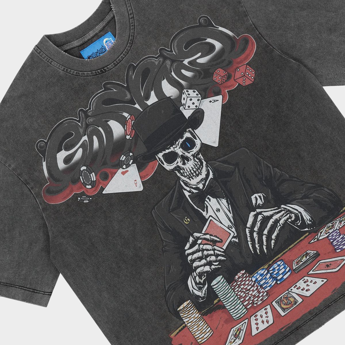 Godspeed High Stakes T-shirt NG (Grey Wash)