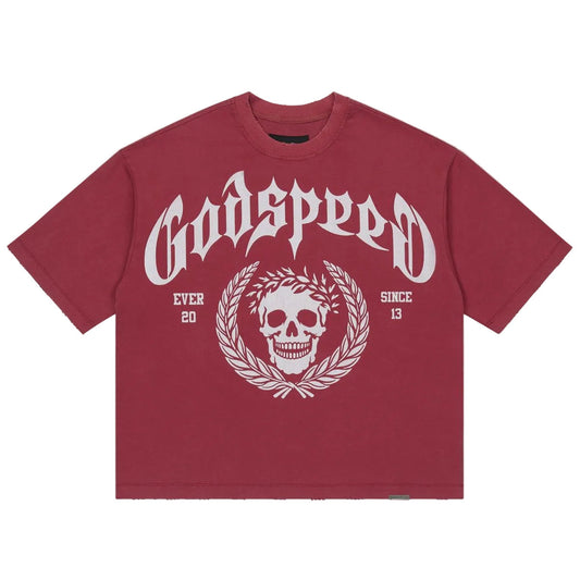 Godspeed Victor Crest T-Shirt Red