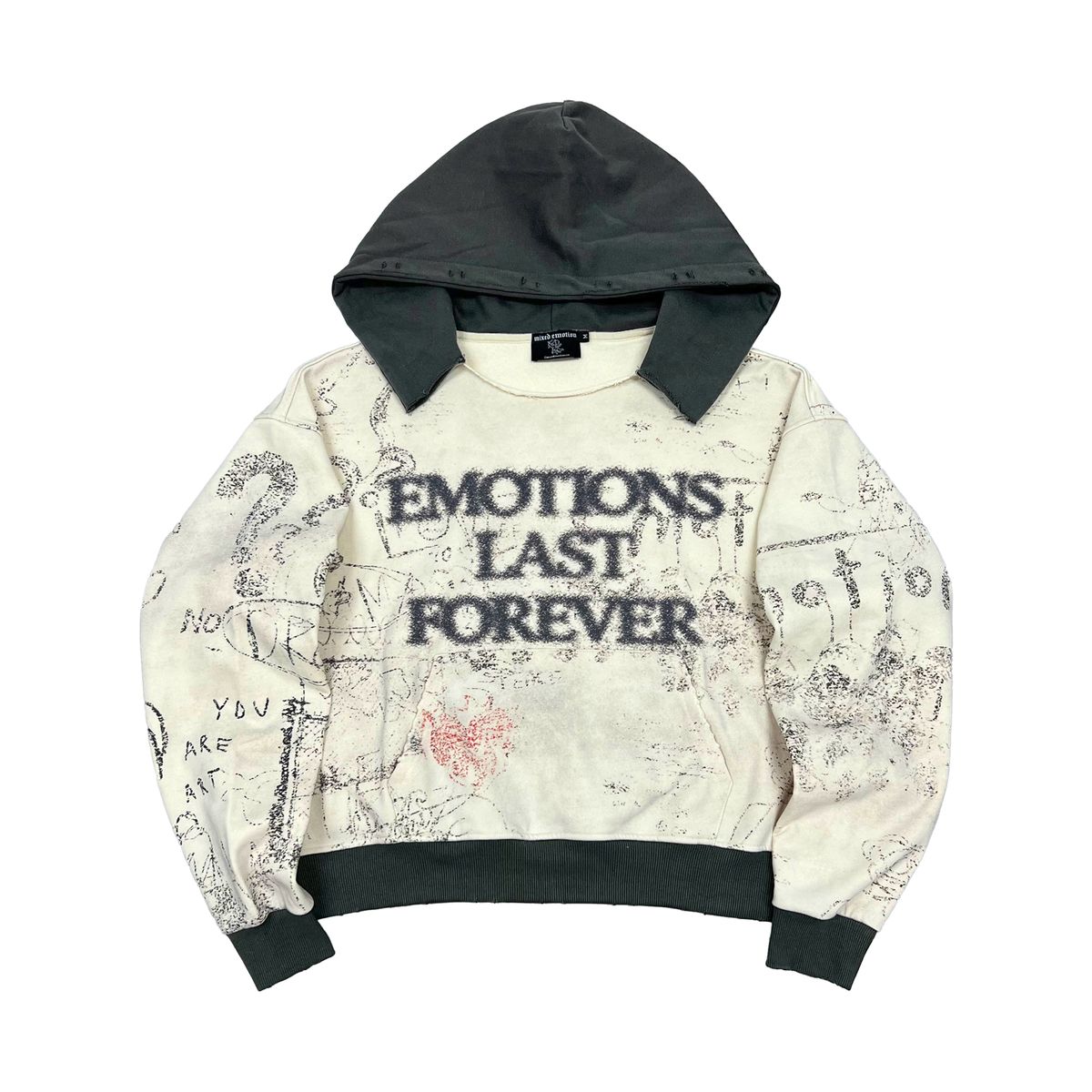 Mixed Emotion Black “Last Forever” Hoodie