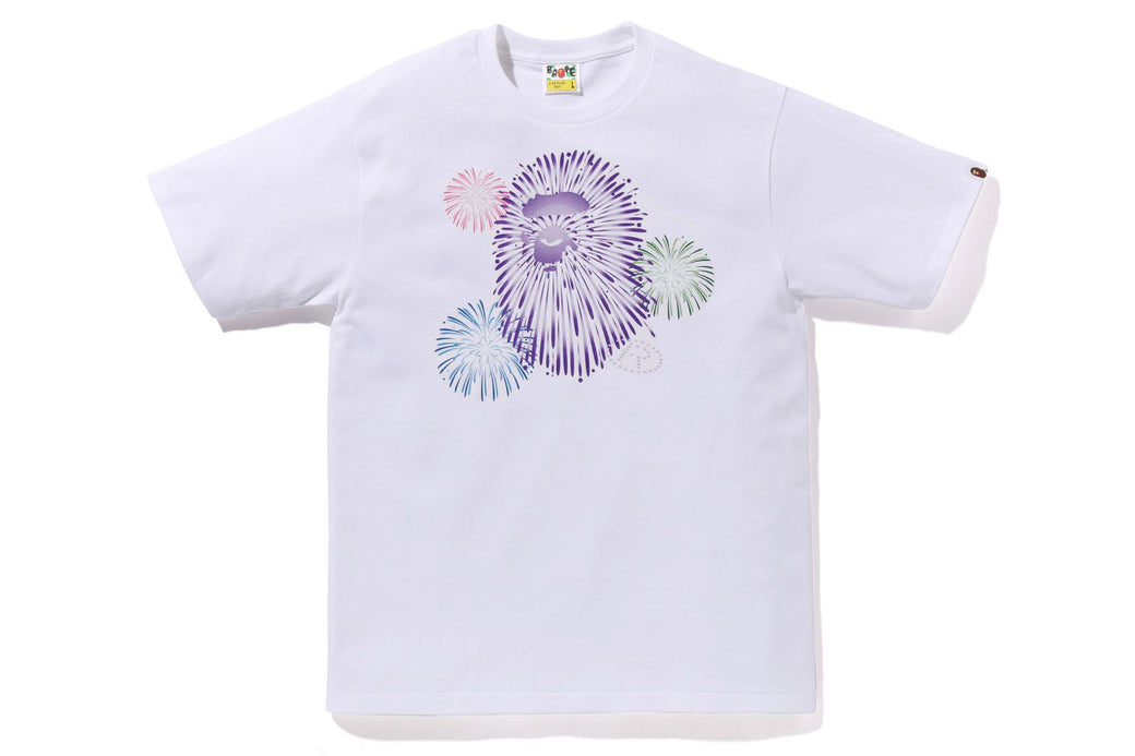 BAPE Fireworks Tee White