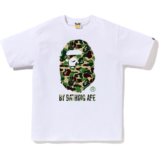 BAPE White ABC Camo 'By Bathing Ape' T-shirt White Camo