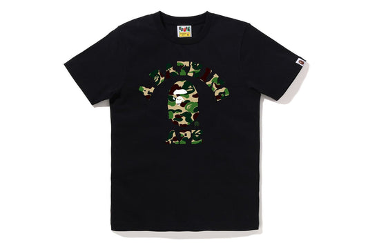BAPE White ABC Black Camo College T-shirt