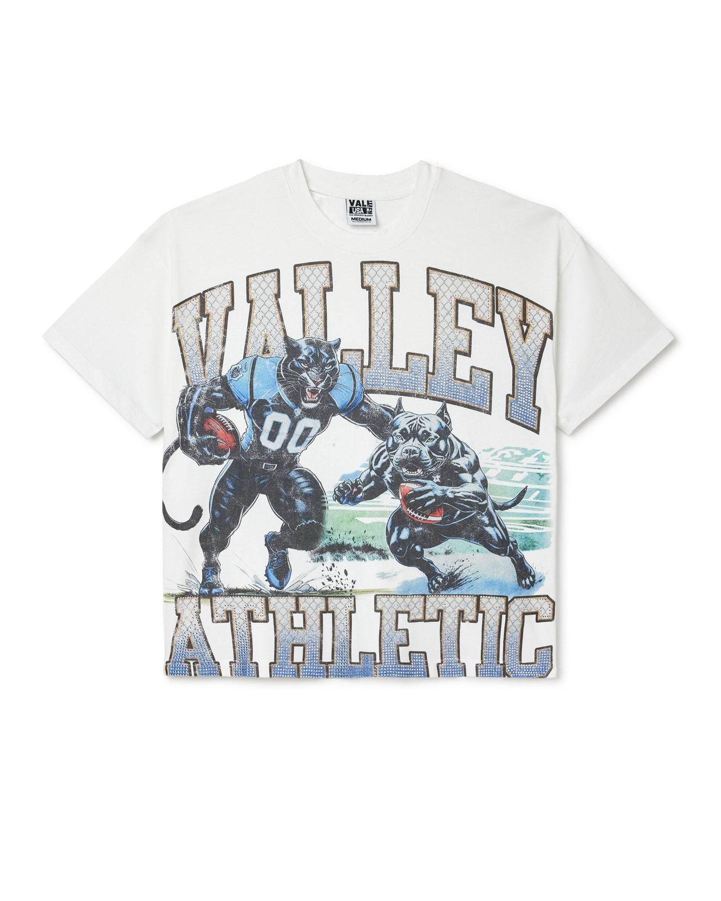 VALE Wraith Bling Panther Tee White
