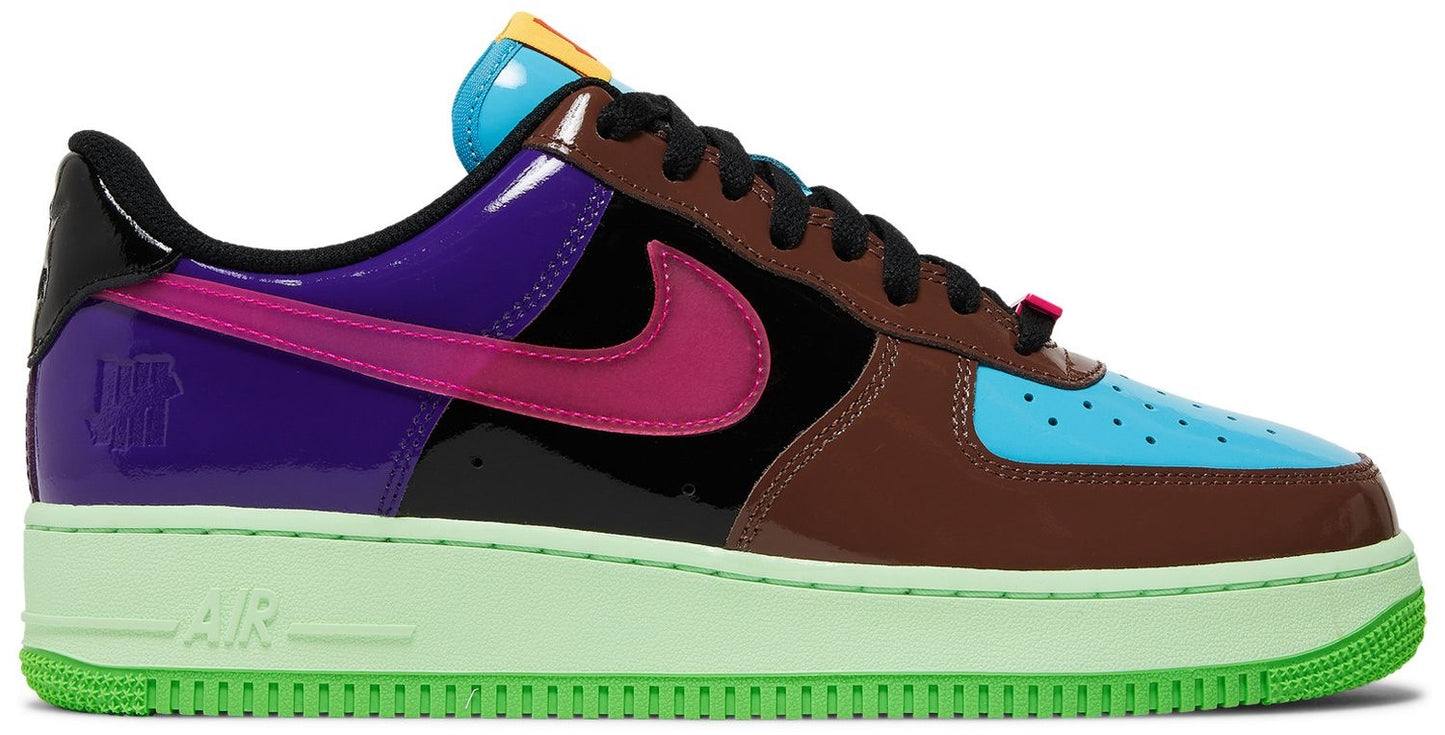 USED Nike Air Force 1 Low SP Undefeated Multi-Patent Pink Prime