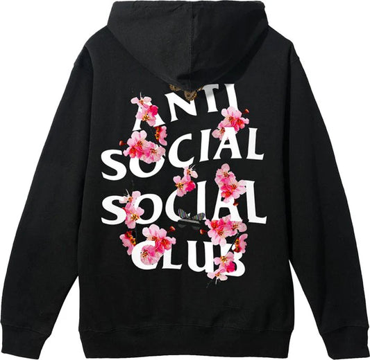 PROMO Anti Social Social Club Flowers Hoodie Black