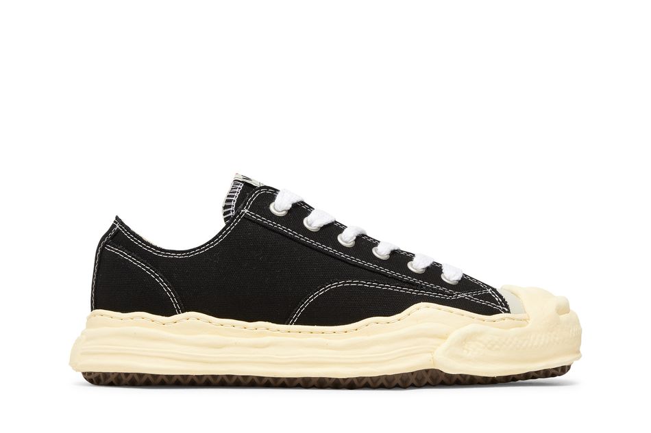 USED Maison Mihara Yasuhiro Hank Vintage Sole Canvas Low 'Black'