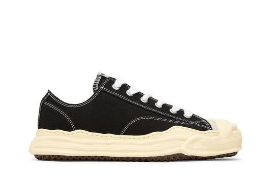 USED Maison Mihara Yasuhiro Hank Vintage Sole Canvas Low 'Black'