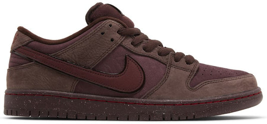 USED Nike SB Dunk Low City of Love Burgundy Crush(NO BOX)