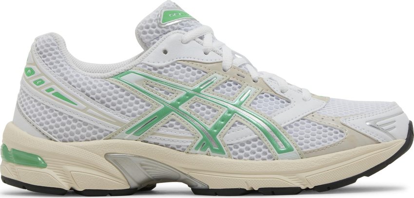 PROMO ASICS Gel-1130 White Malachite Green Off White Midsole (Women's)