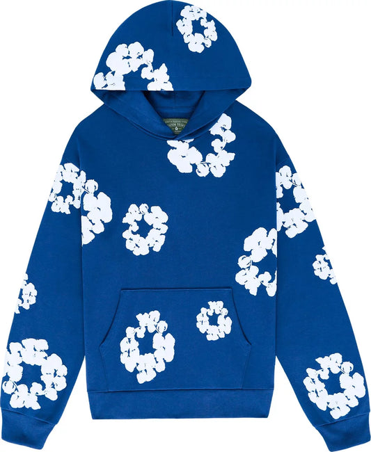Denim Tears Cotton Wreath Hoodie Royal