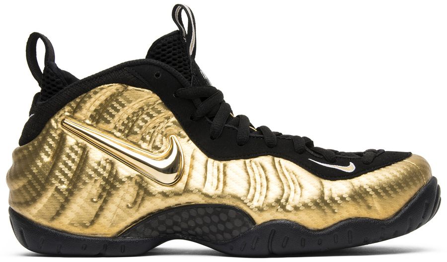 USED Nike Air Foamposite Pro 'Metallic Gold'
