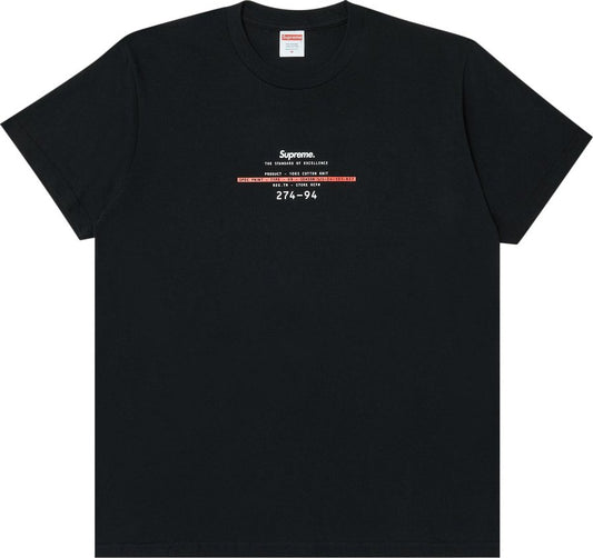 Supreme Standard Tee Black