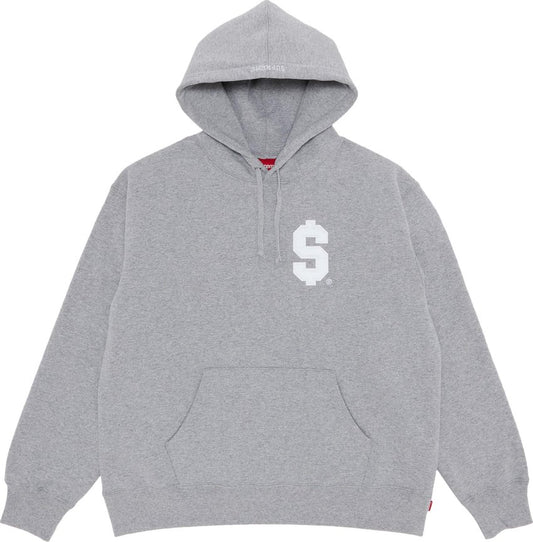 Supreme $ Hooded Sweatshirt Heather Grey