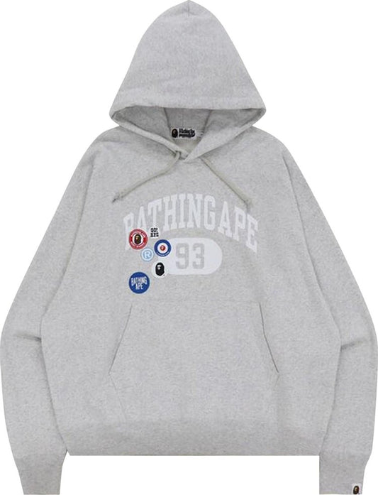 PROMO BAPE 93 Pullover Grey Hoodie