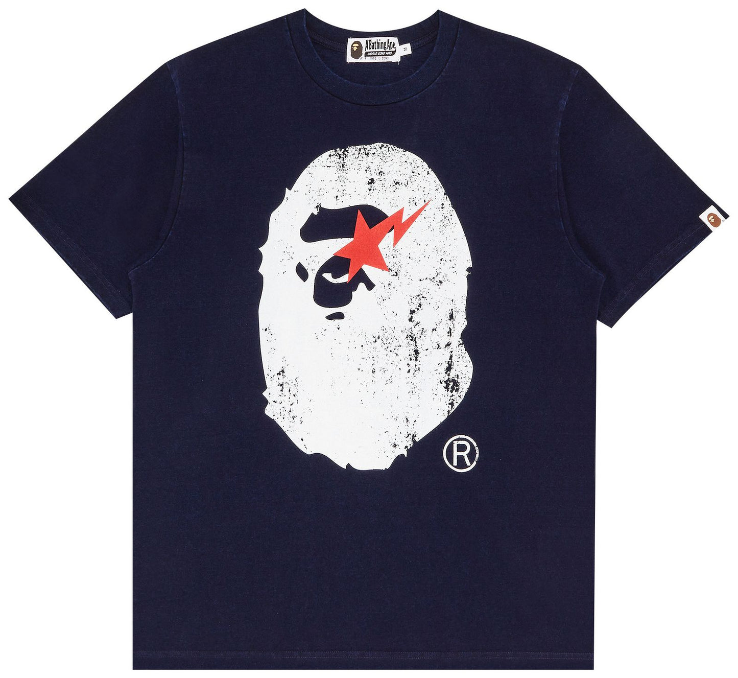 BAPE BAPESTA Ape Head Tee Dark Indigo