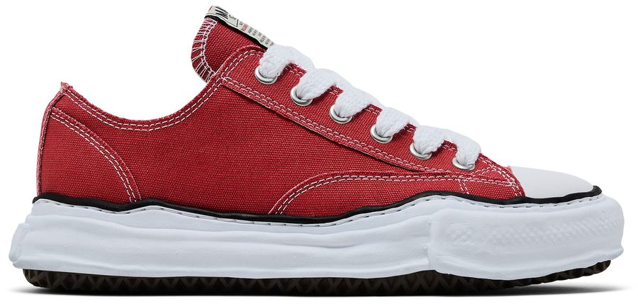 USED Maison Mihara Yasuhiro Peterson OG Sole Canvas Low 'Red'