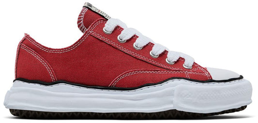 USED Maison Mihara Yasuhiro Peterson OG Sole Canvas Low 'Red'