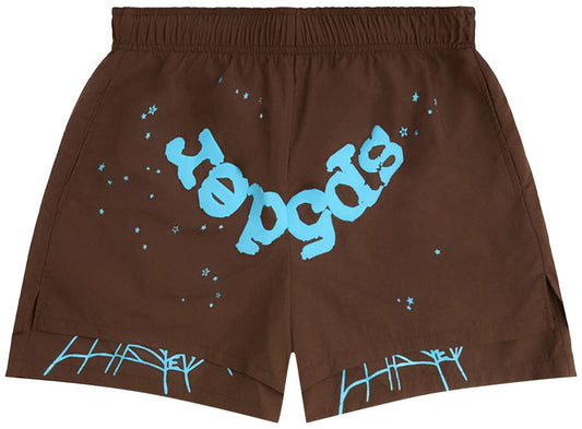 Sp5der OG Web Double Layer Short Brown