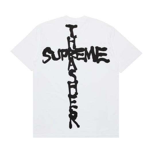 Supreme Thrasher Cross Tee White